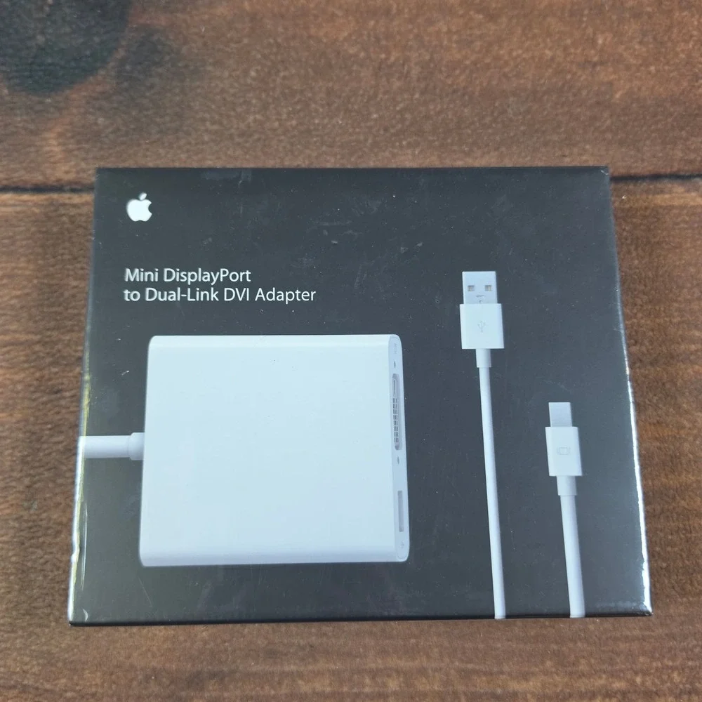 Apple Mini DisplayPort to Dual-Link DVI Adapter MB571Z/A White Sealed High Res